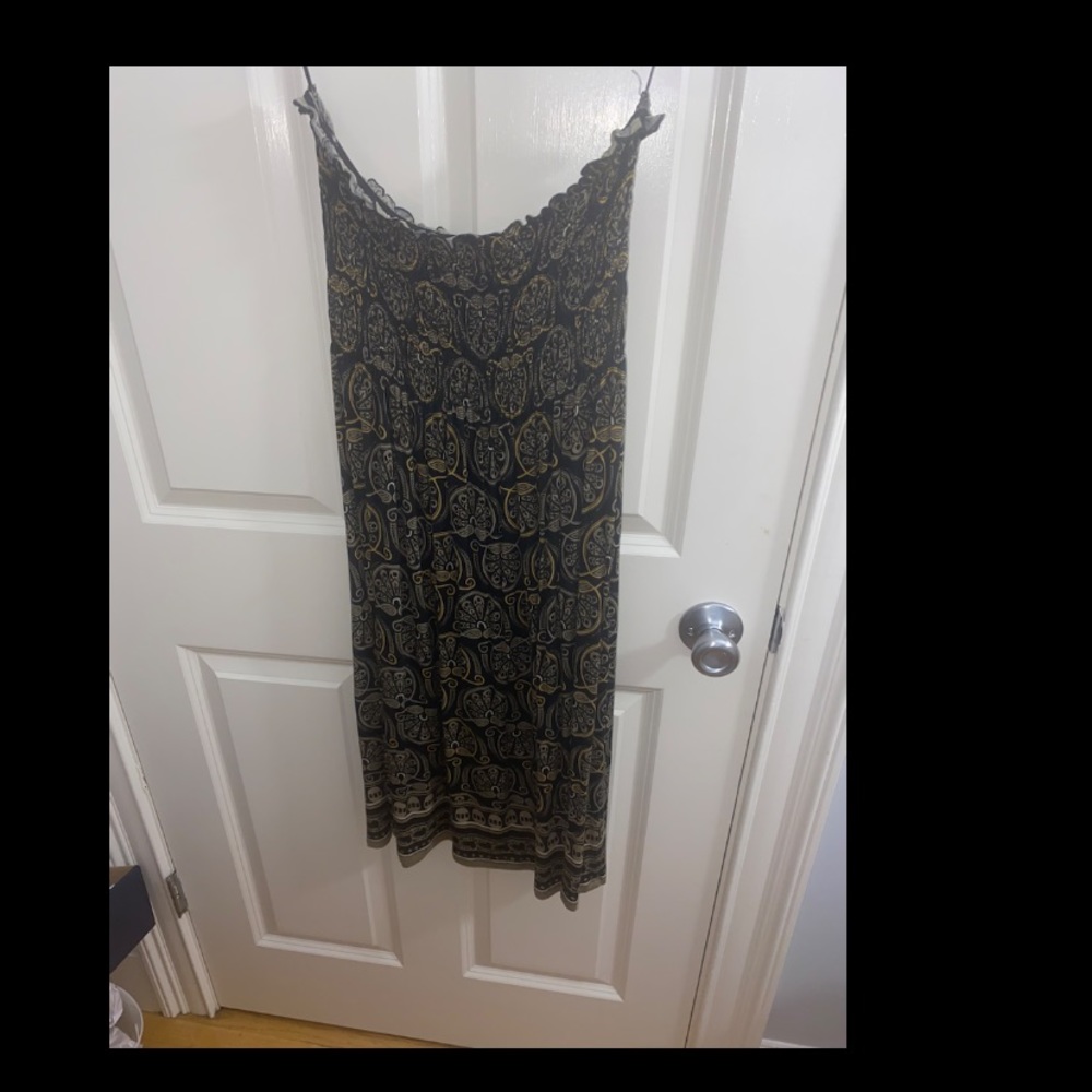 Michael Kors Strapless Calf Length Dress